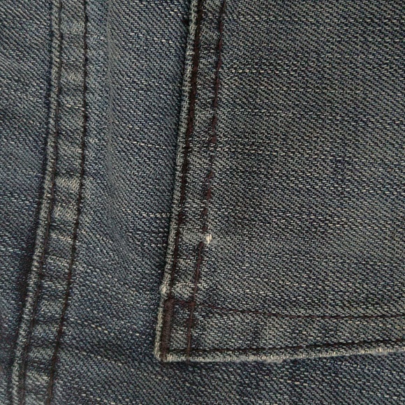 Levi's 597 men's casual low rise boot cut medium wash denim jeans sz 33×34 - Picture 9 of 16